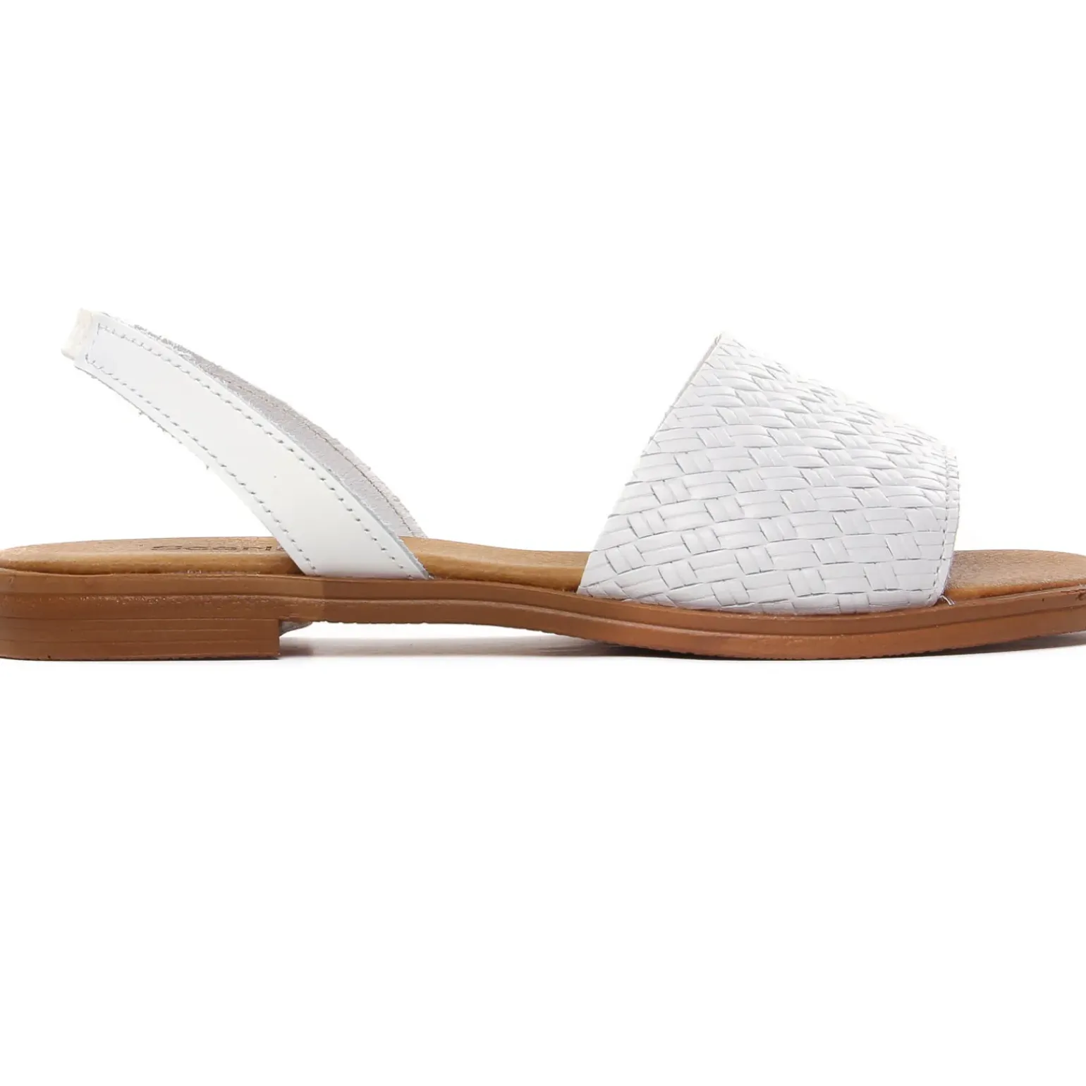 Sandales Plates Scarlatine 30635 Blanc