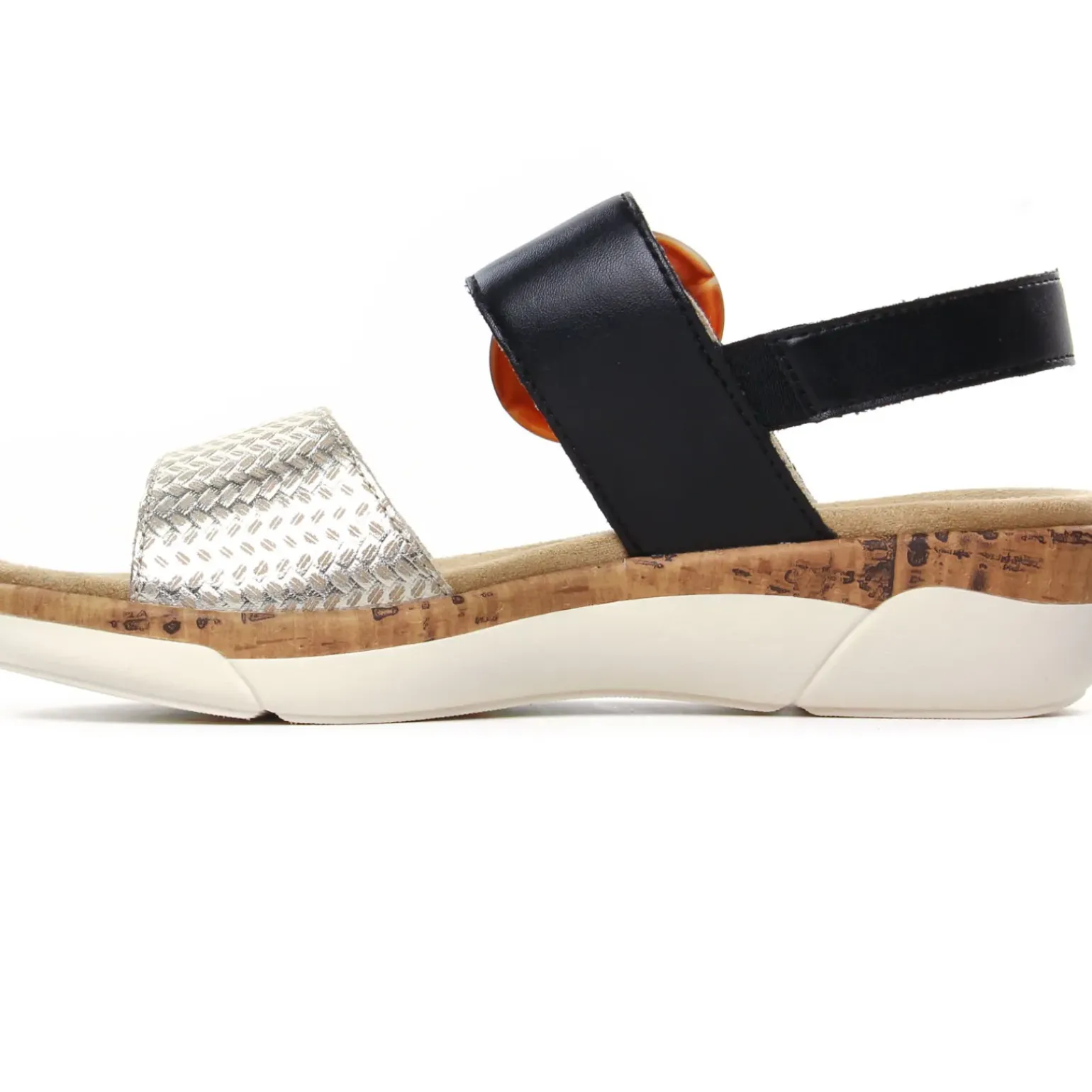 Sandales Remonte R6853-02 Beige Schwarz