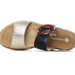 Sandales Remonte R6853-02 Beige Schwarz