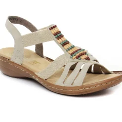 Sandales Rieker 60851-62 Beige