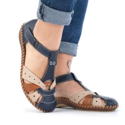 Sandales Rieker M1655-14 Navy Nude