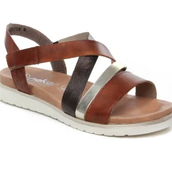 Sandales Rieker V5073-24 Reh Gold