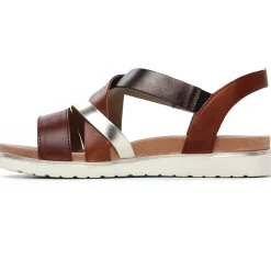 Sandales Rieker V5073-24 Reh Gold