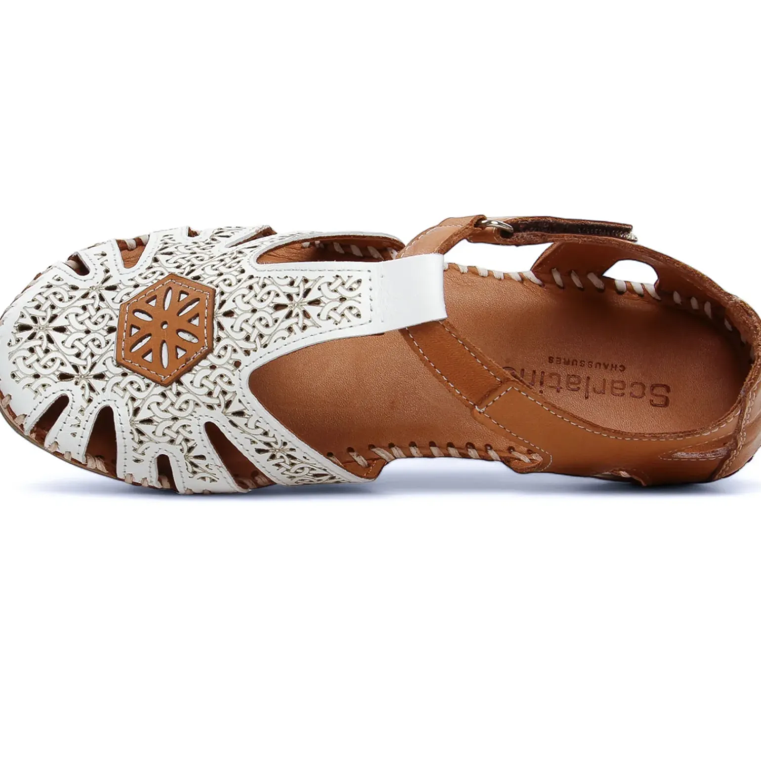 Sandales Scarlatine Ekara Blanc