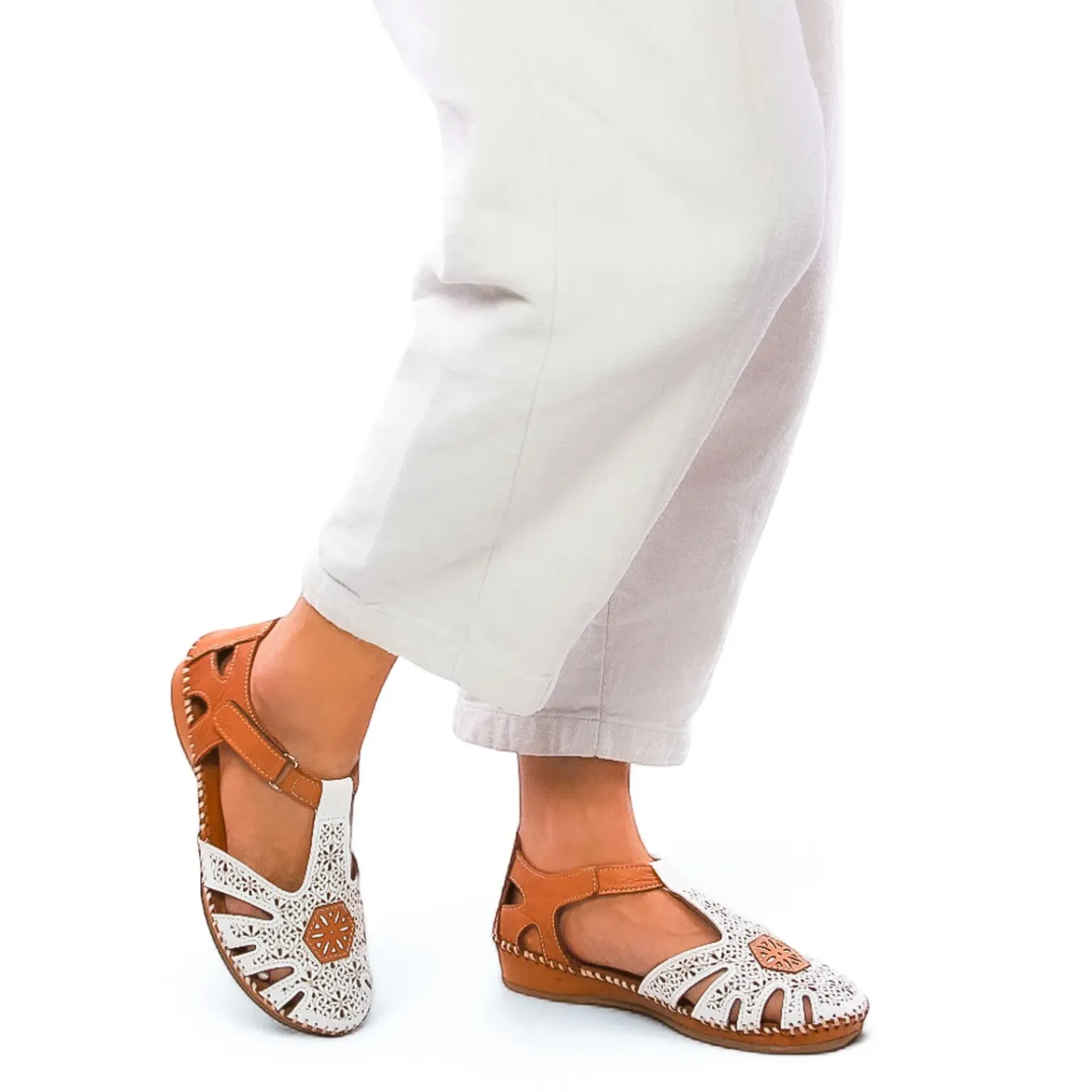 Sandales Scarlatine Ekara Blanc