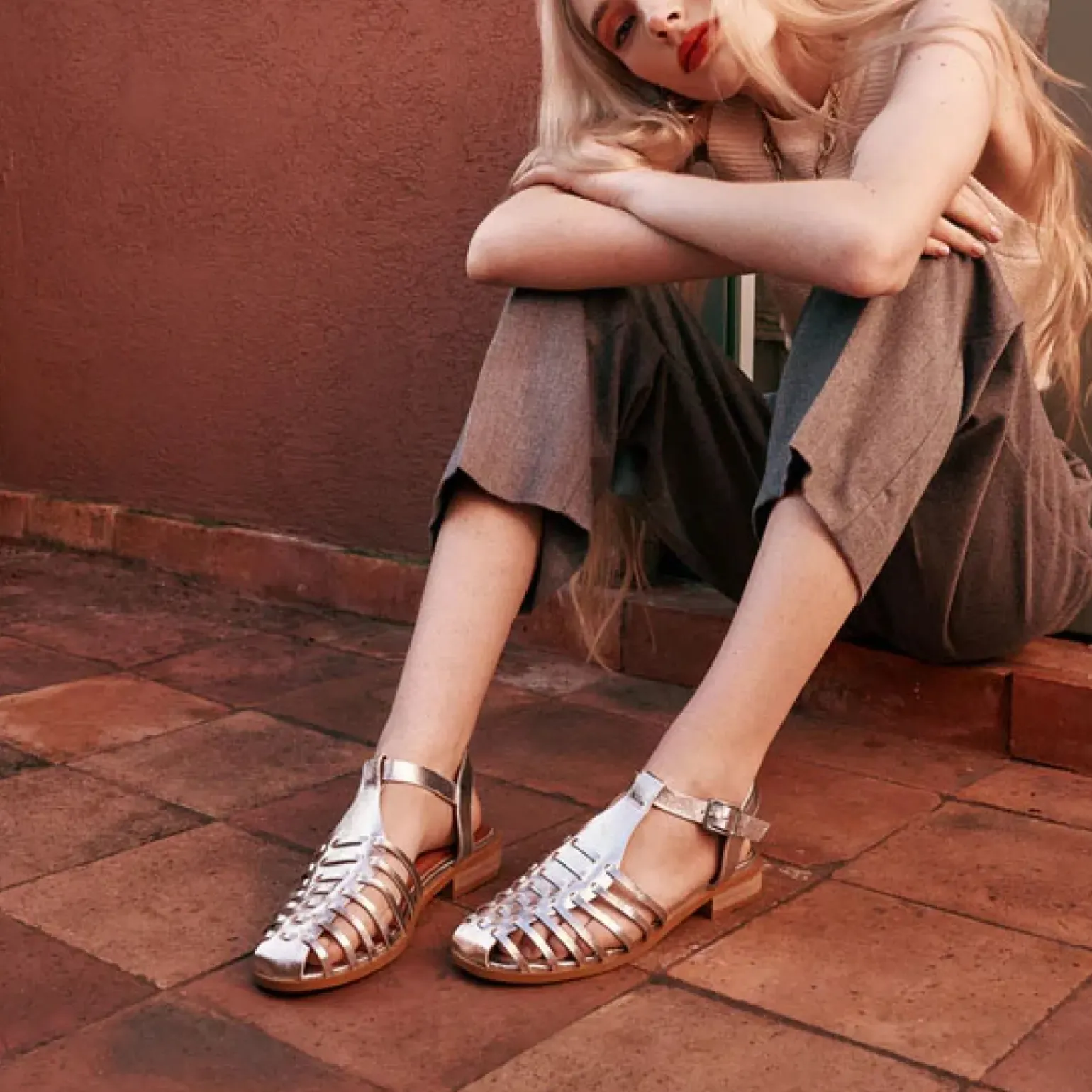 Sandales Vanessa Wu Anne Sd2534 Argent