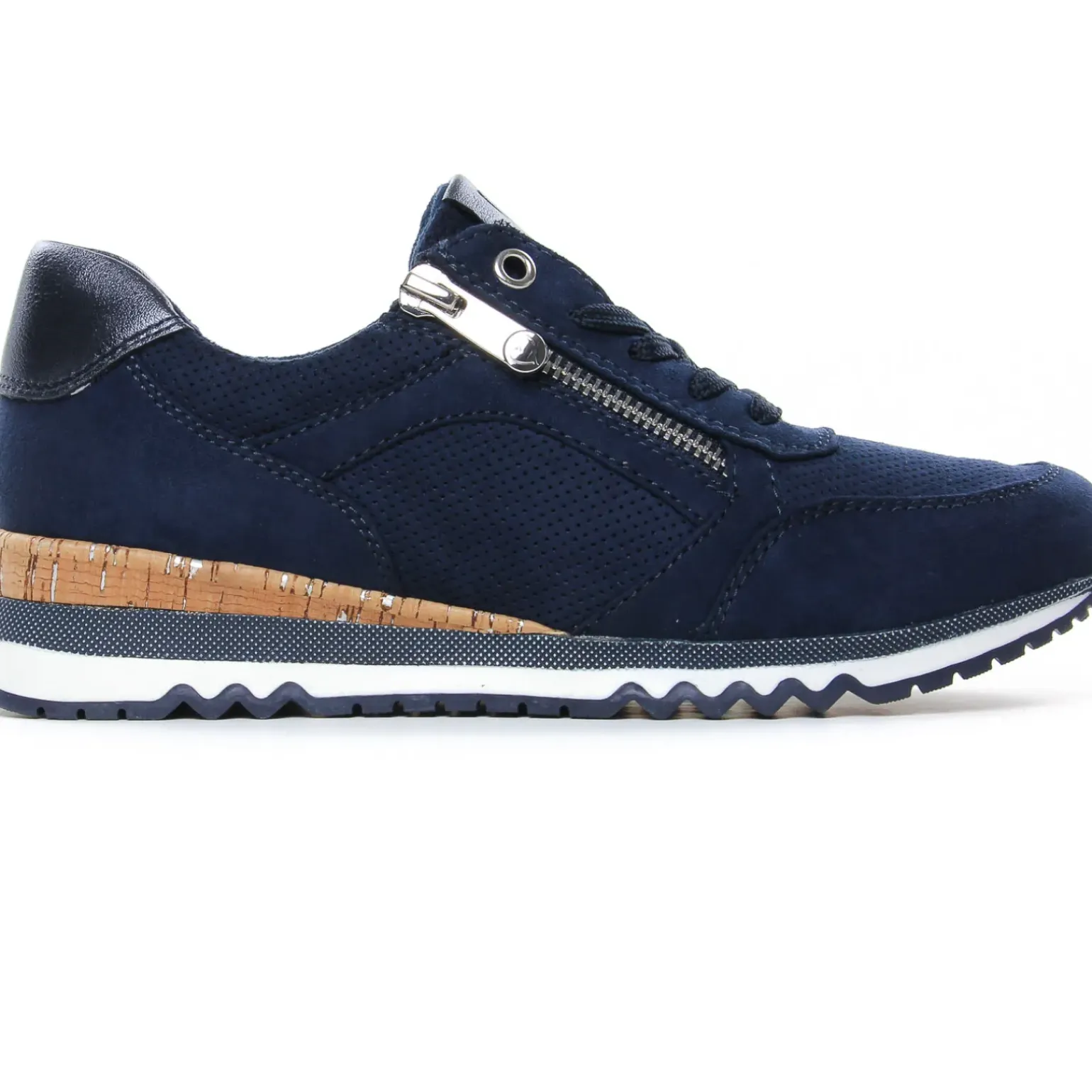 Tennis Et Baskets Mode Marco Tozzi 23781 Navy Comb