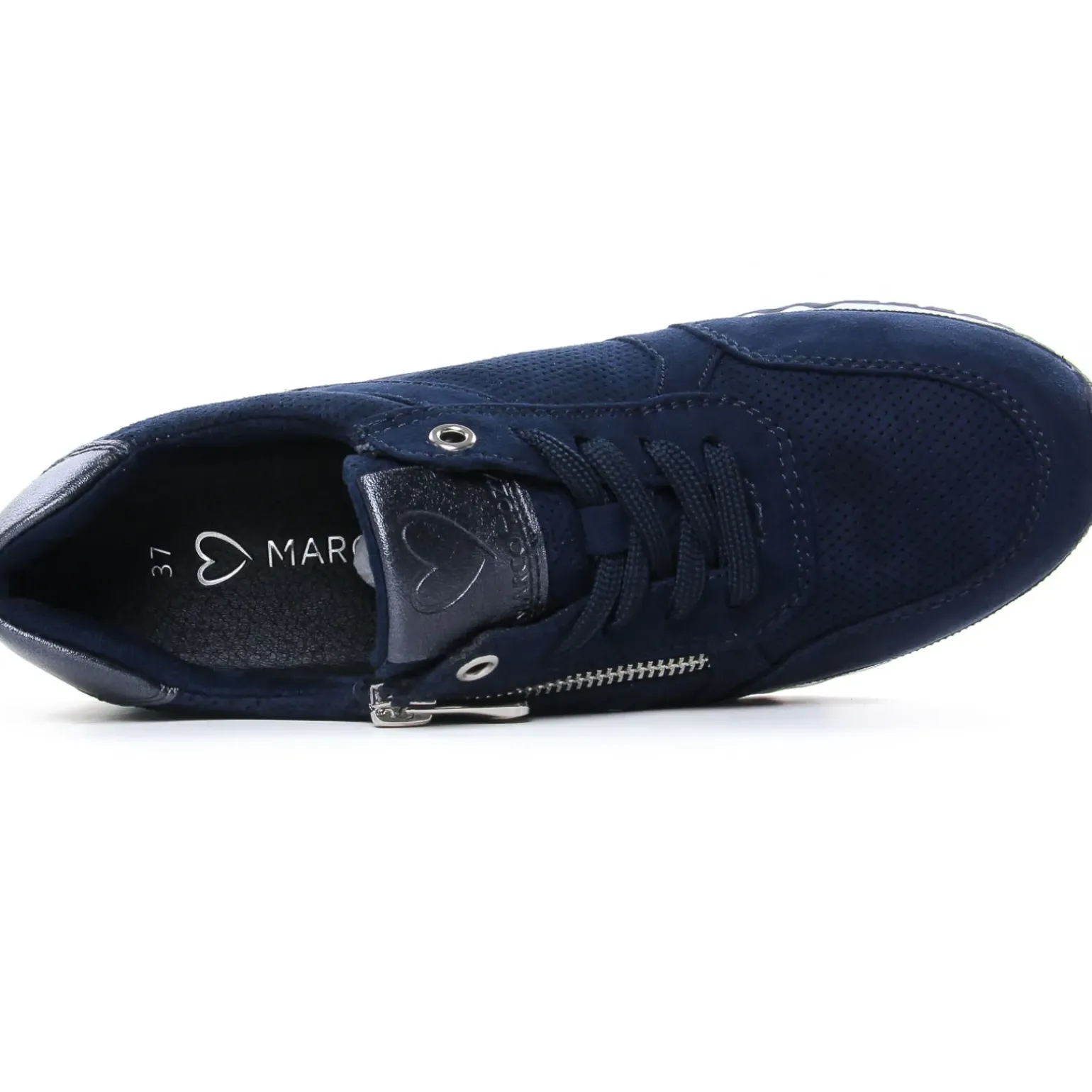 Tennis Et Baskets Mode Marco Tozzi 23781 Navy Comb