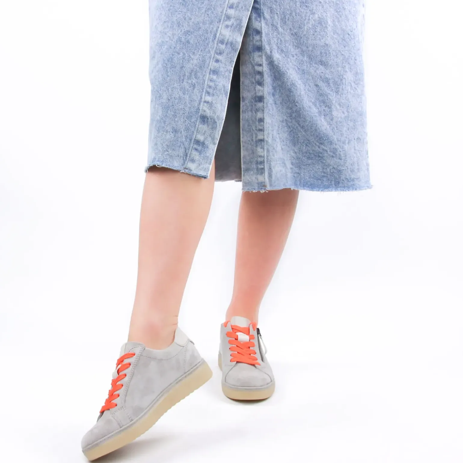 Tennis Jana 23780 Grey Orange