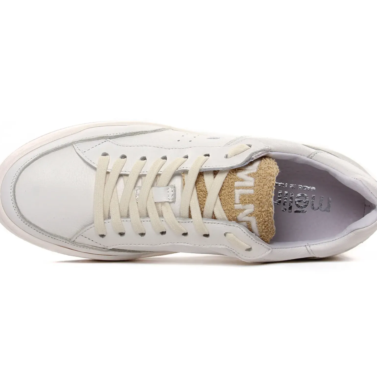 Tennis Meline Bz 157 Blanc Beige