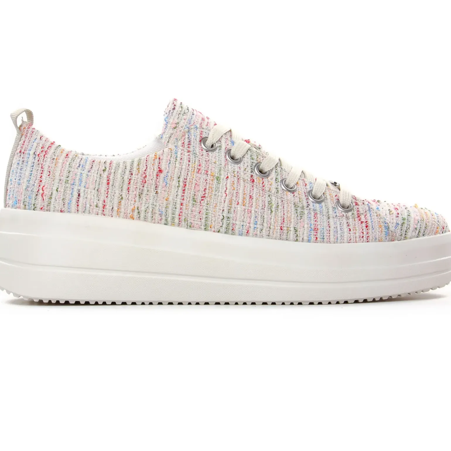 Tennis Plateforme Remonte D1C03-90 Weiss Multi