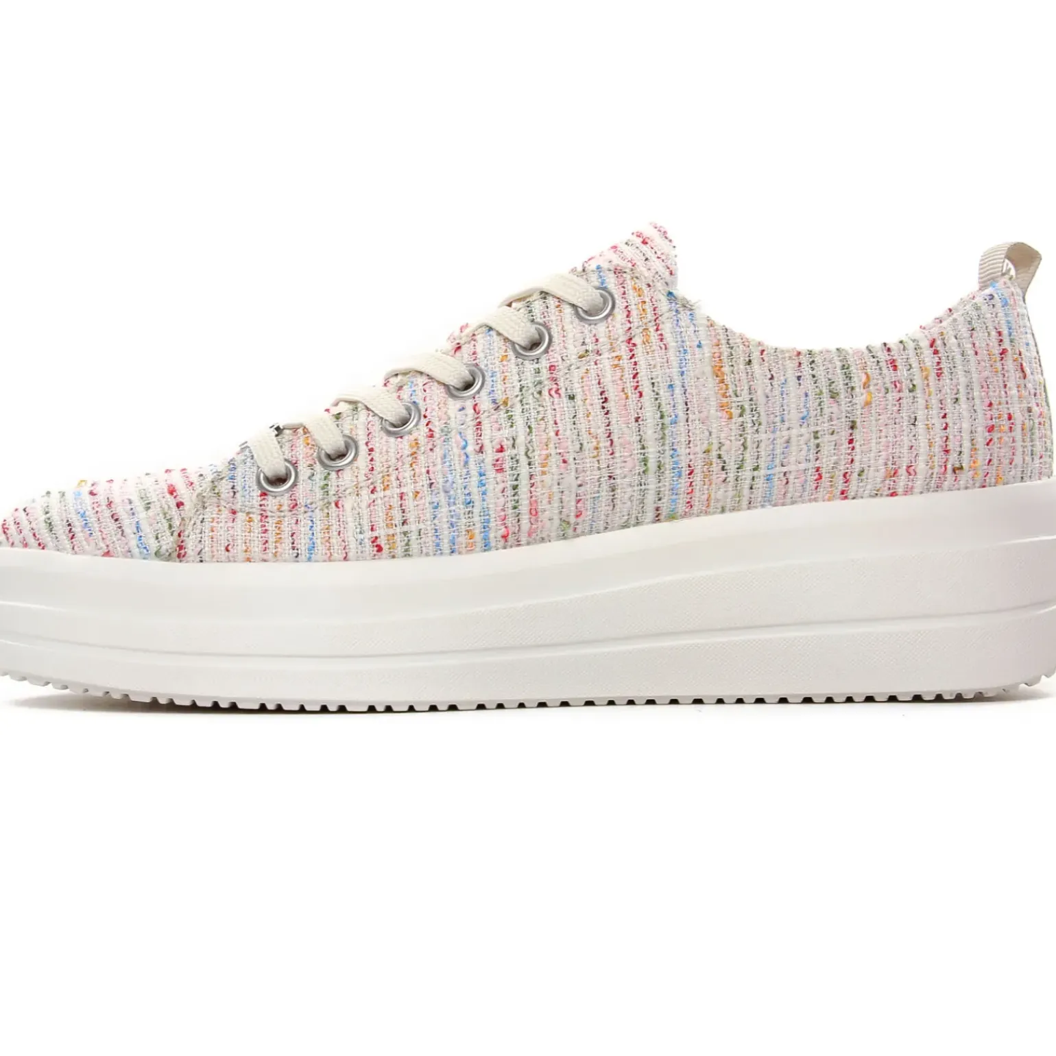 Tennis Plateforme Remonte D1C03-90 Weiss Multi