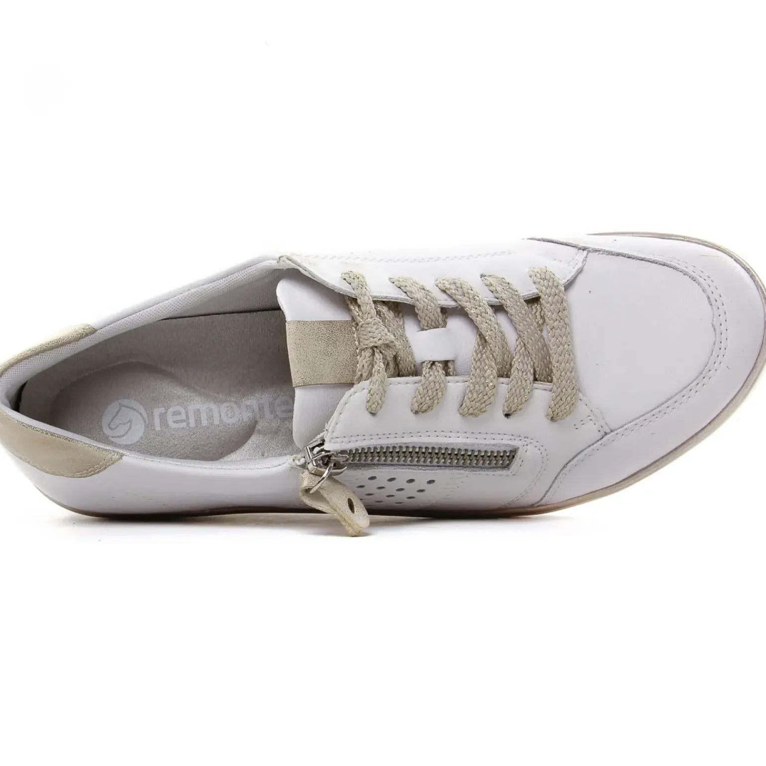 Tennis Plateforme Remonte R7215-80 Weiss Muschel
