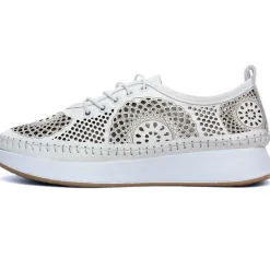 Tennis Plateforme Scarlatine Okapi Blanc