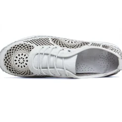 Tennis Plateforme Scarlatine Okapi Blanc