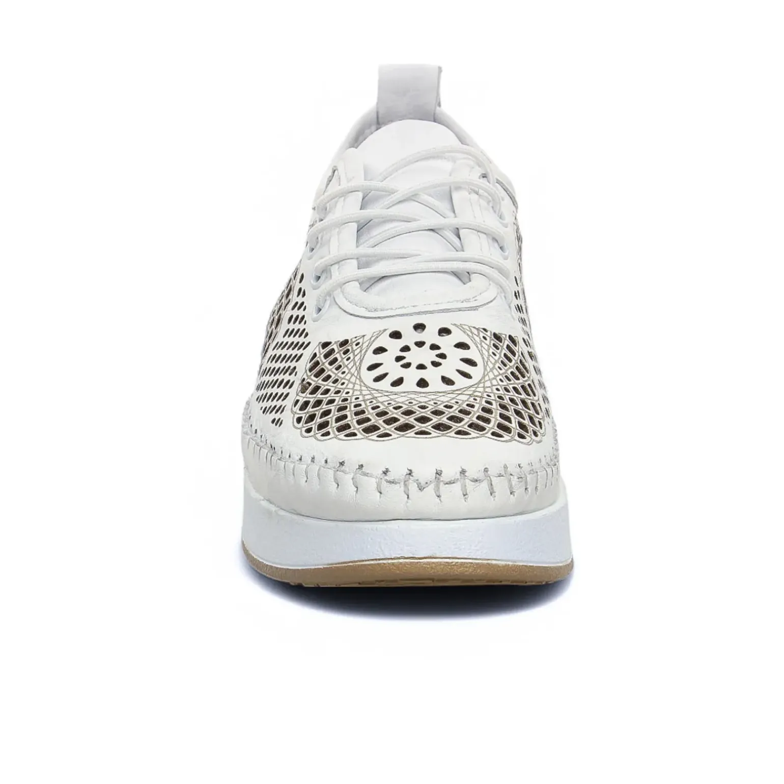 Tennis Plateforme Scarlatine Okapi Blanc