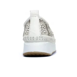 Tennis Plateforme Scarlatine Okapi Blanc