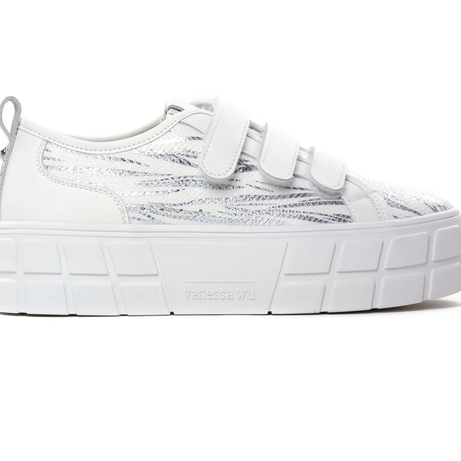 Tennis Plateforme Vanessa Wu Bridget Bk2561 Argent