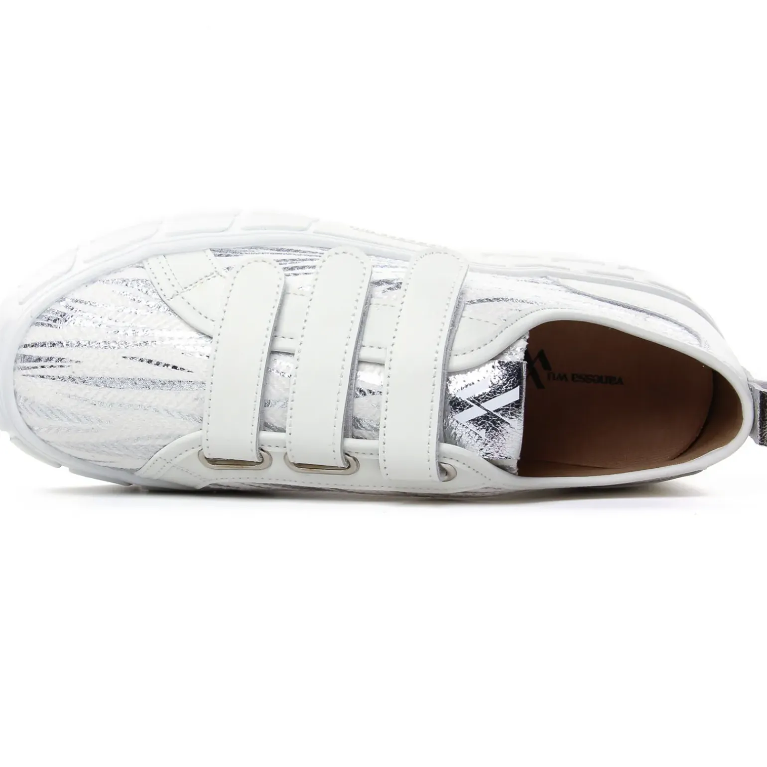 Tennis Plateforme Vanessa Wu Bridget Bk2561 Argent
