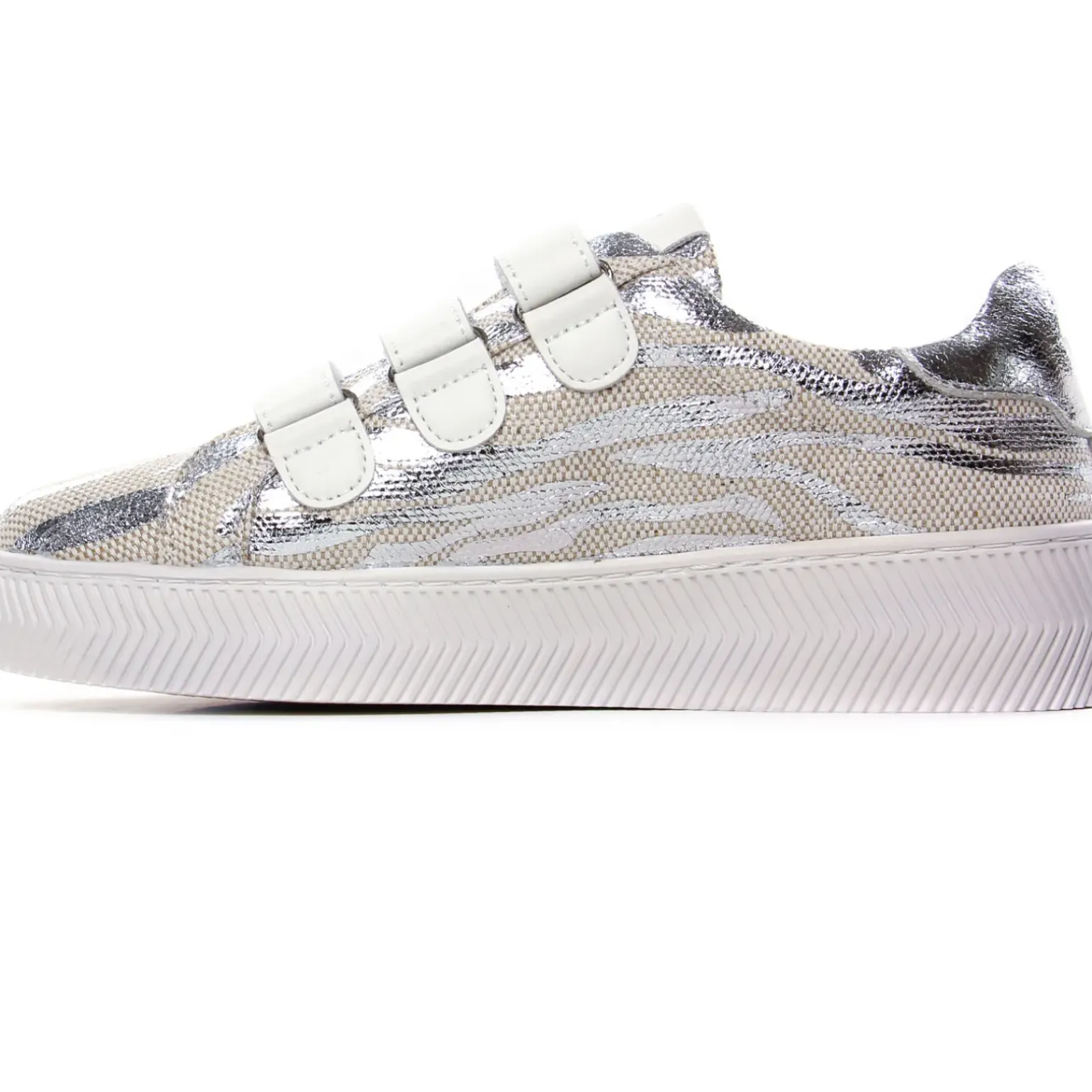 Tennis Plateforme Vanessa Wu Laurine Bk2778 Argent