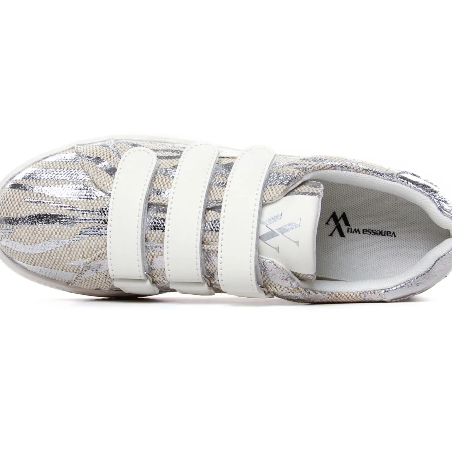 Tennis Plateforme Vanessa Wu Laurine Bk2778 Argent