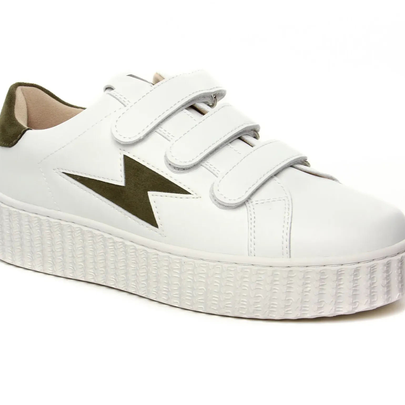 Tennis Plateforme Vanessa Wu Vicky Bk2553 Kaki
