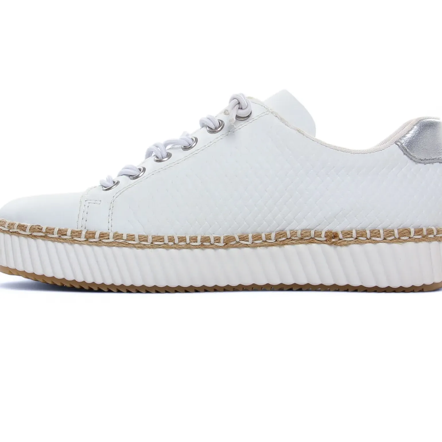 Tennis Rieker M2940-80 Weiss Silver