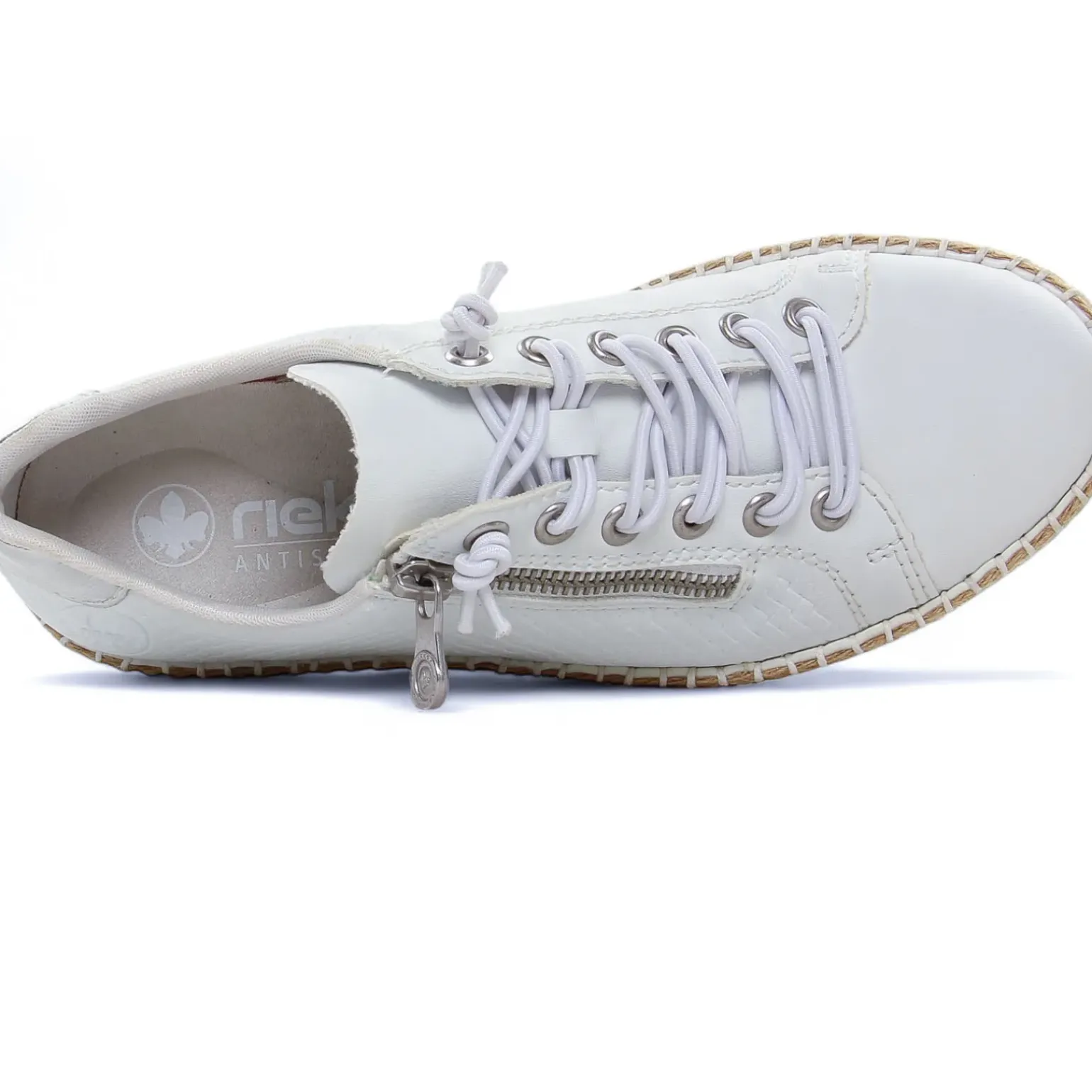 Tennis Rieker M2940-80 Weiss Silver