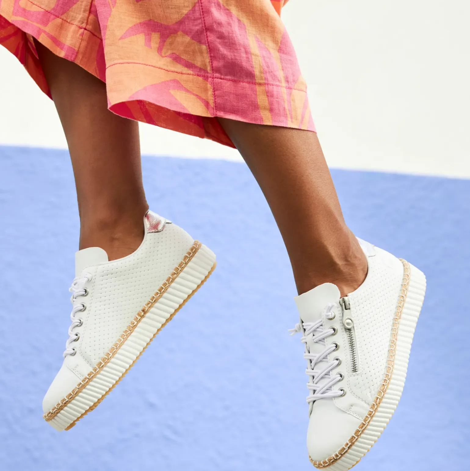 Tennis Rieker M2940-80 Weiss Silver