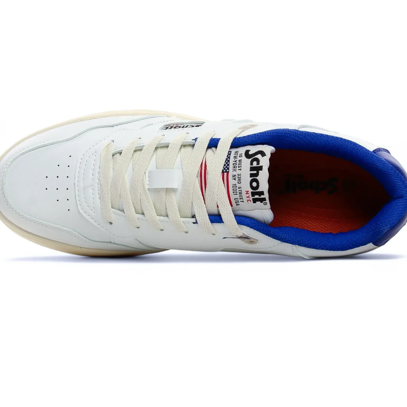 Tennis Schott Darcy White Blue