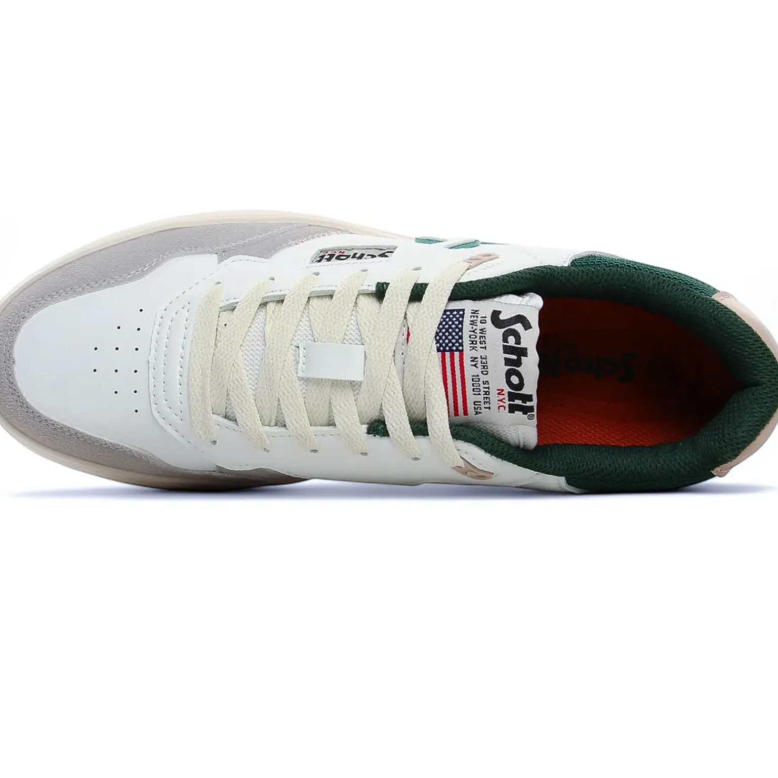 Tennis Schott Darcy White Green