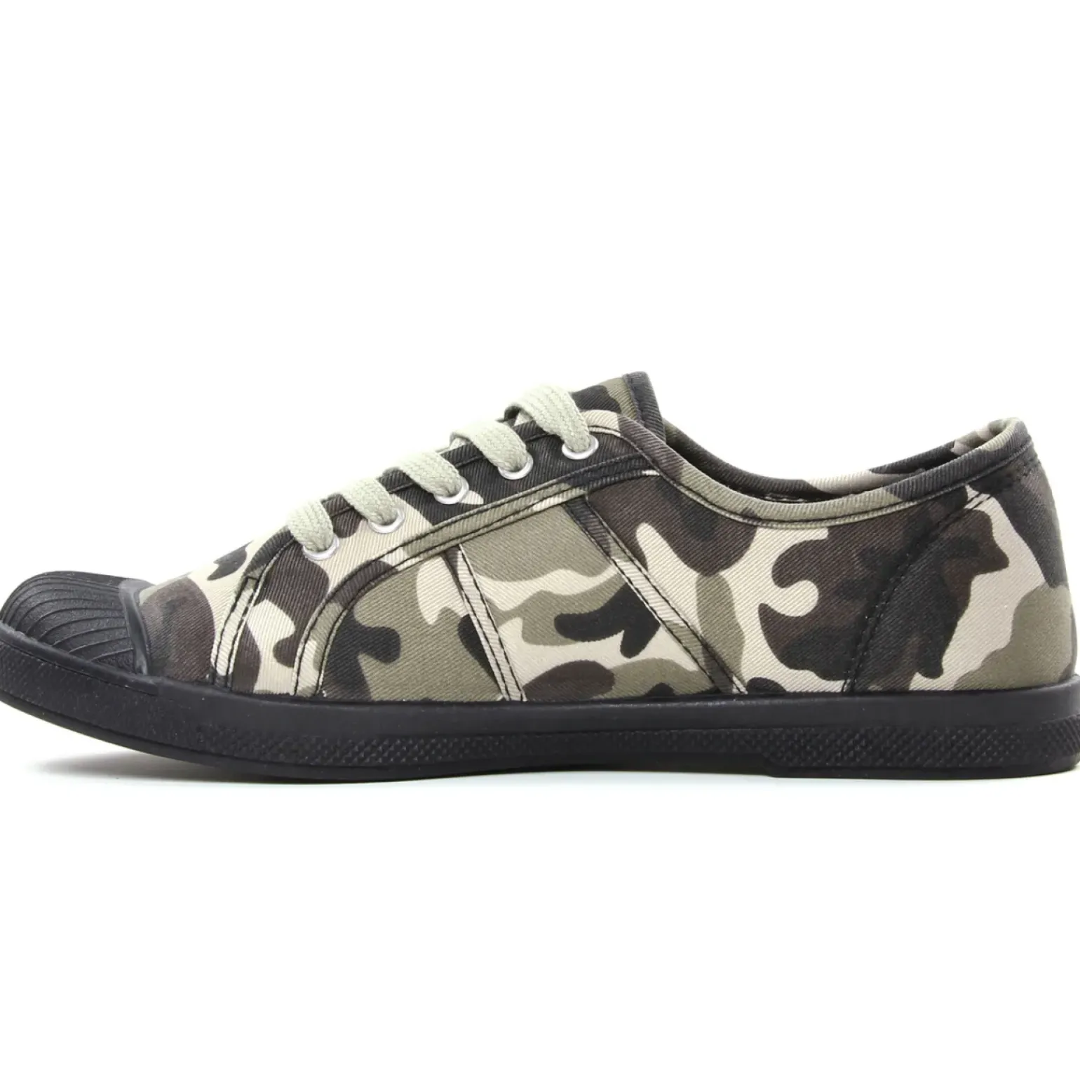 Tennis Toile Les Tropeziennes Chaz Gris Camouflage