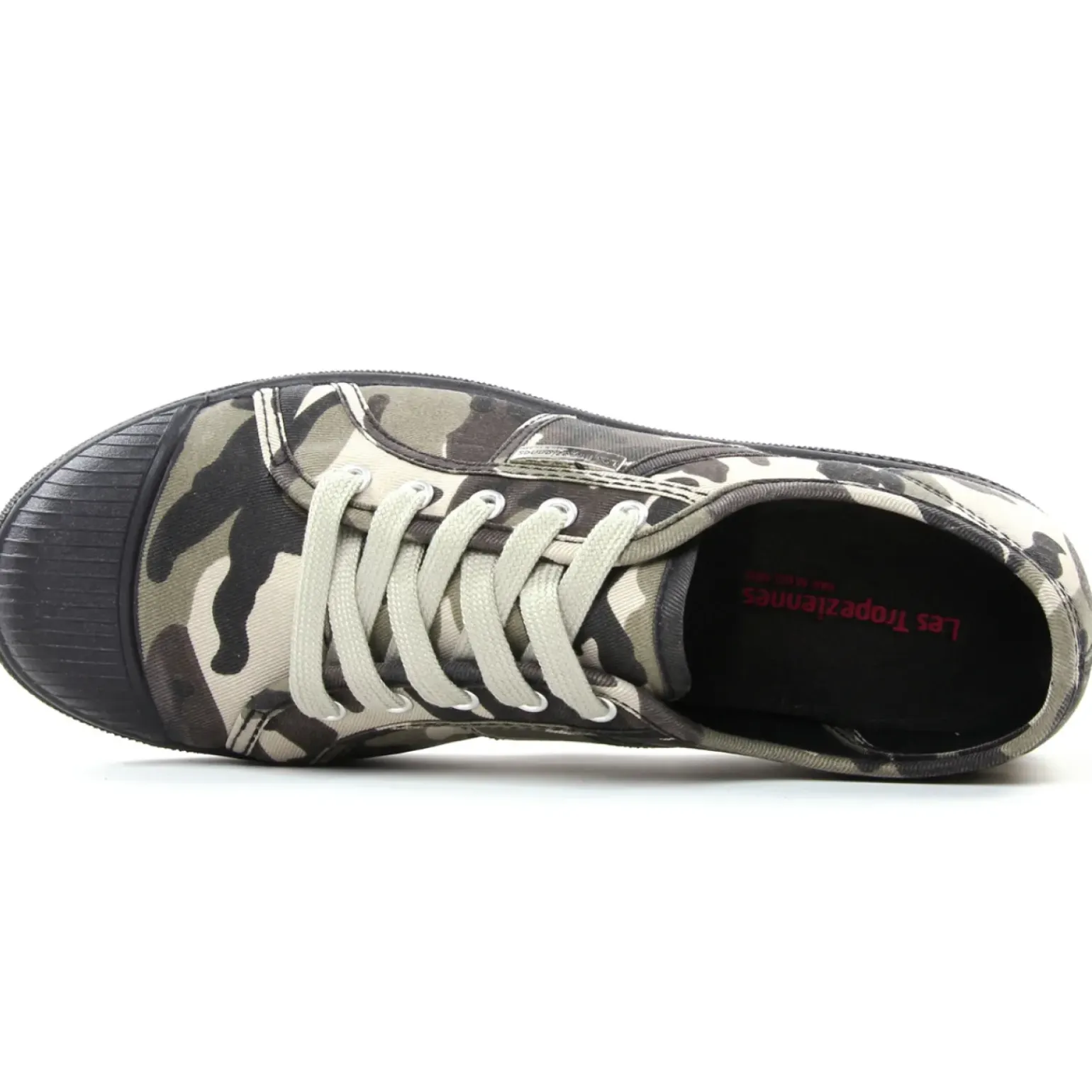 Tennis Toile Les Tropeziennes Chaz Gris Camouflage